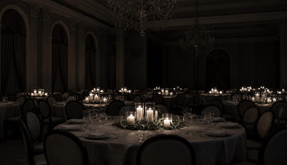 Total Power Failure During Gala Dinner — Annual industry awards gala, 600 black-tie guests, downtown hotel ballroom